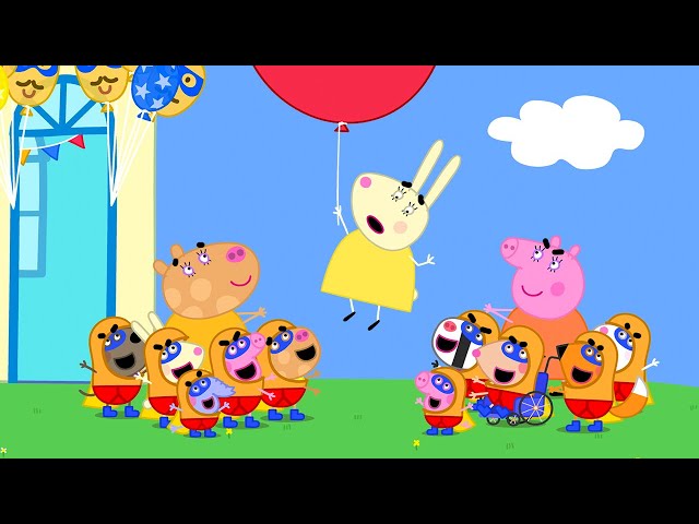 Miss Rabbit Flies Away 😳 🐽 Peppa Pig and Friends Full Episodes class=