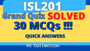 ISL 201 mid term and final term mcqs
