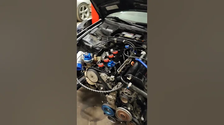 audi a4 b5 500+ hp 1.8t 20v aeb big turbo first start after big mods