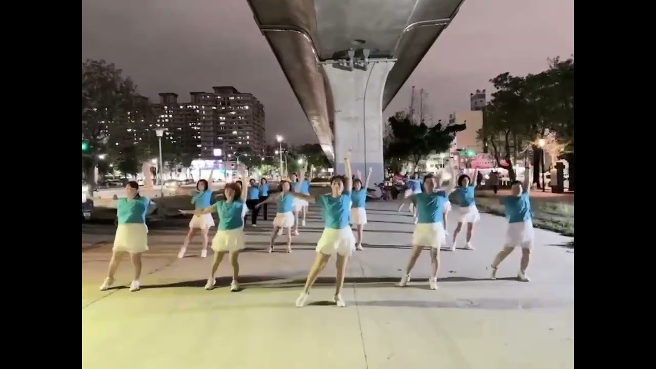 建成舞蹈班~舞曲-月亮聽我說~指導莊秀枝老師