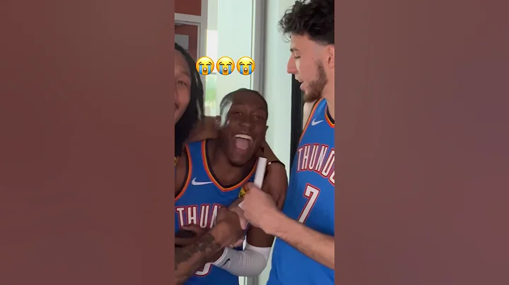 And the best gamer on the team is… 👀🎮 | #okcthunder #nba #gaming #shorts
