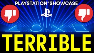 That PlayStation Showcase was ABSOLUTELY TERRIBLE