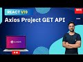 #80: React 19 Axios Project — Display API Data in Components
