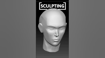 Jinu Head Sculpt Timelapse #kpdh #kpop #zbrush #art #shorts #3dmodel