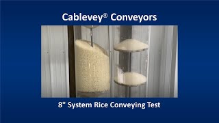 Cablevey® Conveyors - 8" System Rice Conveying Test