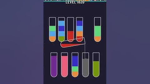 Water Sort Puzzle - level 1820