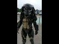 Predator costume with sound effects system