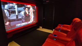 Toronto Raptors Mancave -  (Can theme for any team as everything is digital ie screens/ colors etc)