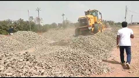 SDLG Grader powerful working in Roada a volvo group of company