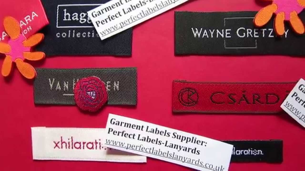 Designer Women Clothing Labels, Personalized Clothing Labels, Woven Labels  