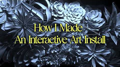 How I made an Interactive Art Installation (Projection + Sound)