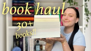 my biggest book haul ever! 30+ books 📖✨