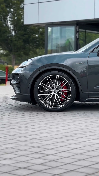 Porsche Macan Turbo, H2 (2025), vulkangraumetallic, Electric Sport, Hinterachslenkung, Matrix-LED