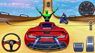 Impossible Car Stunts Driving | Ramp Car Racing - Car Games 3d | Android Gameplay