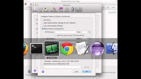 Port Forwarding Using SSH FireFox on Mac