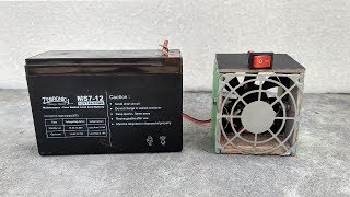 How to Make a Room Heater With 12v Battery u0026 Fan | DIY - YouTube