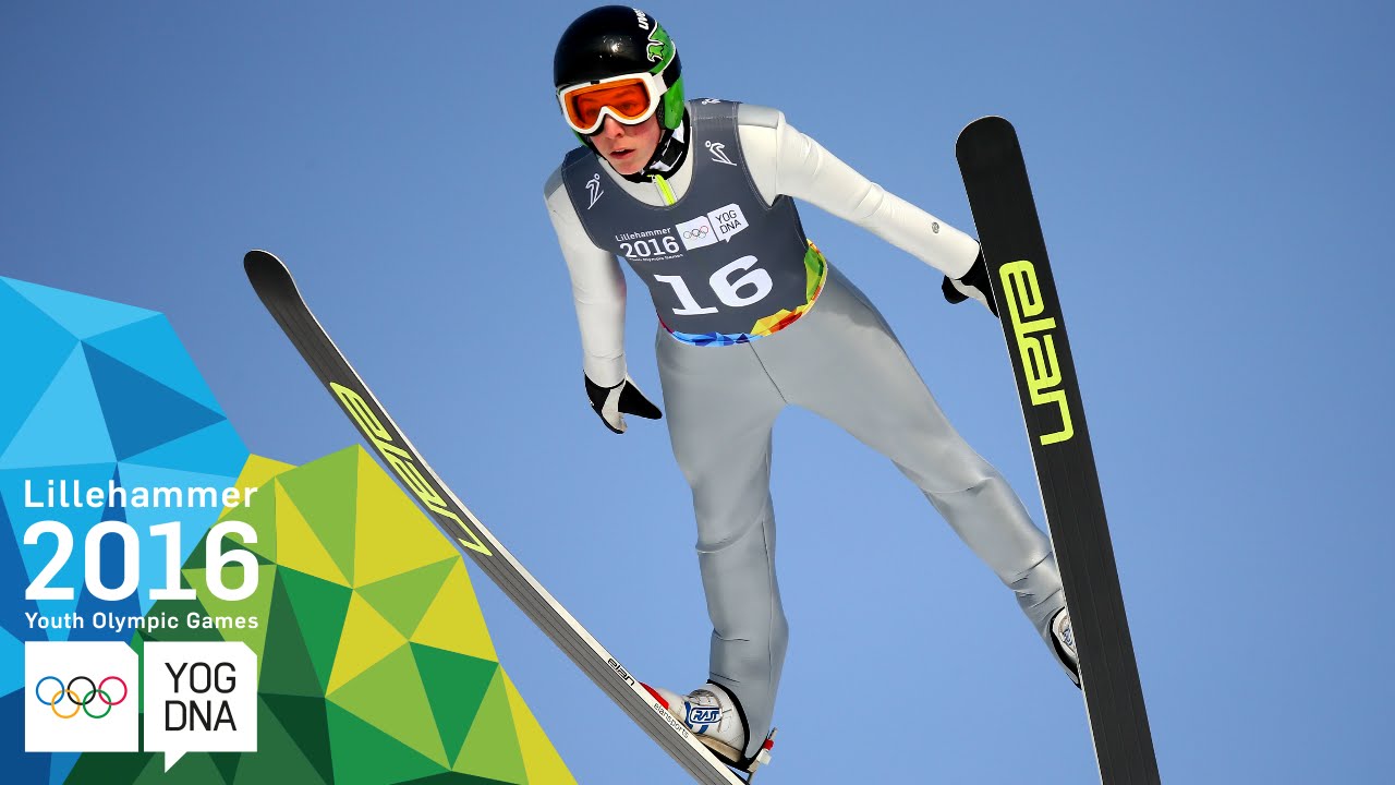 Ski Jumping Bor Pavlovcic Slo Wins Mens Gold Lillehammer intended for Olympic Ski Jumping Youtube