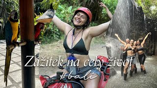 BALI VLOG #4 ~ Ptačí park & brodíme se na čtyřkolkách v jungli 🤯