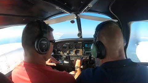 Piper Seminole PA44-180 Multi-engine Flight Maneuvers VMC DEMO