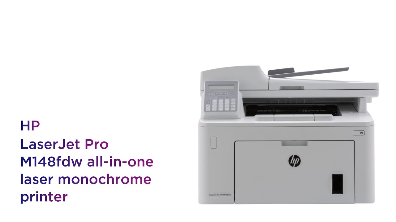 HP LaserJet Pro M148fdw AllinOne Laser Monochrome Printer Product