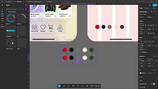 Making an Interactive Color Selection Action in Figma