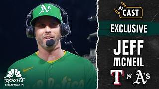 Jeff McNeil discusses four-hit, three-RBI night in Athletics' win vs. Rangers | NBC Sports CA