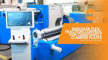 FLEX 3 roll bending machine - Traction Control for constantly clamped plates | SMS