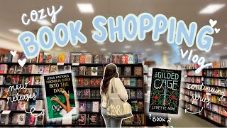 Come Book Shopping With Me! 💕 {Cozy Bookstore Vlog, Book Haul, and New Releases} 💫📚