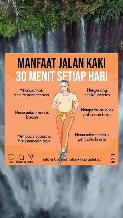 Manfaat Jalan kaki 30 Menit sehari #shorts #tipsdiet