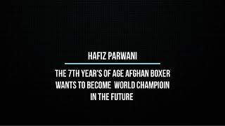afghan şamil boxer Hafizullah Parwani