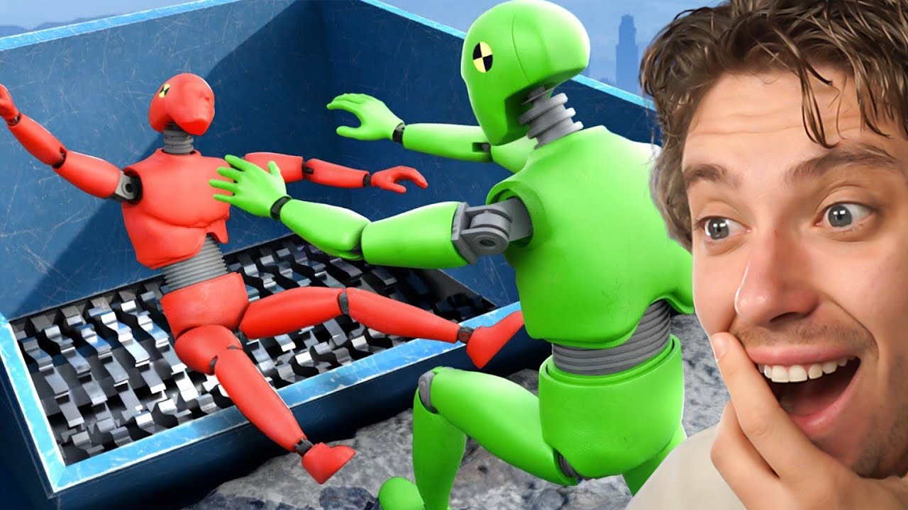Reacting to Funny Ragdoll Dummies in GTA 5