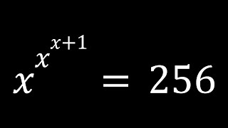 A Nice Exponential Equation