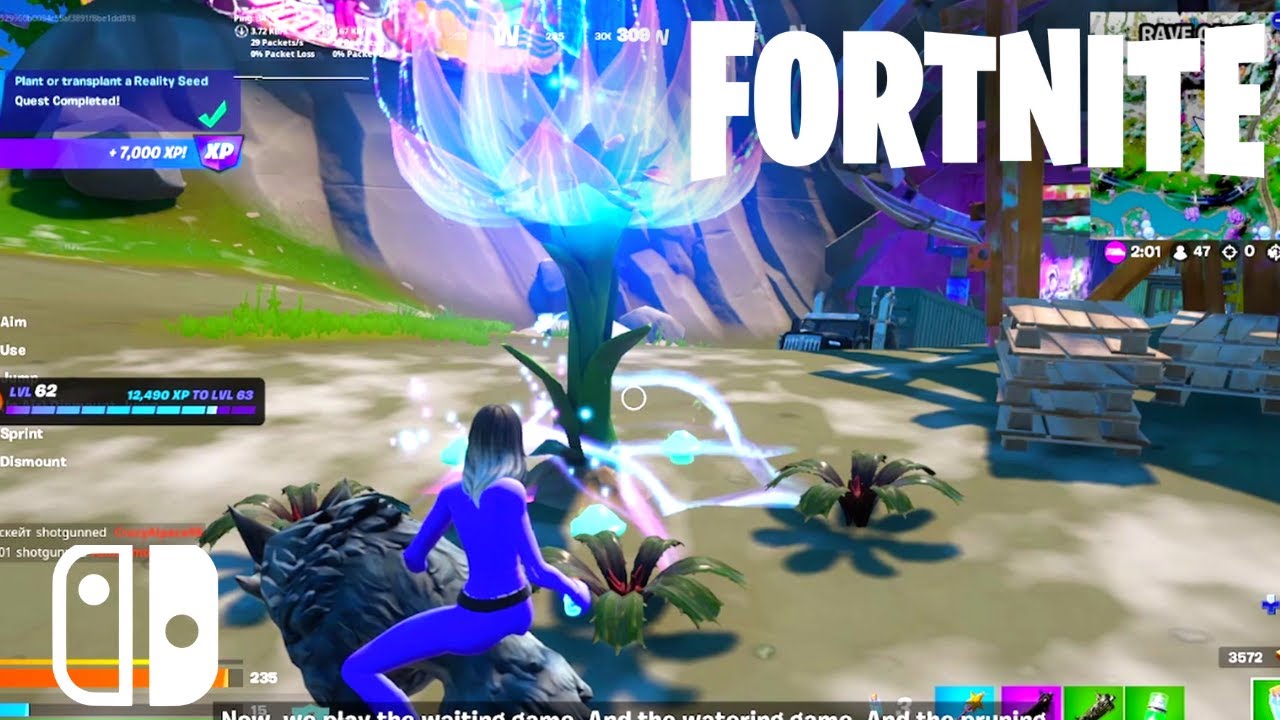 Collect Reality Seed from a Reality Seed Pod & Take a Reality Seed to 3 Named Locations