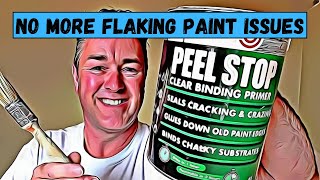 how to fix flaking peeling paint   walls ceiling  bathroom  kitchen  Zinsser Peel Stop