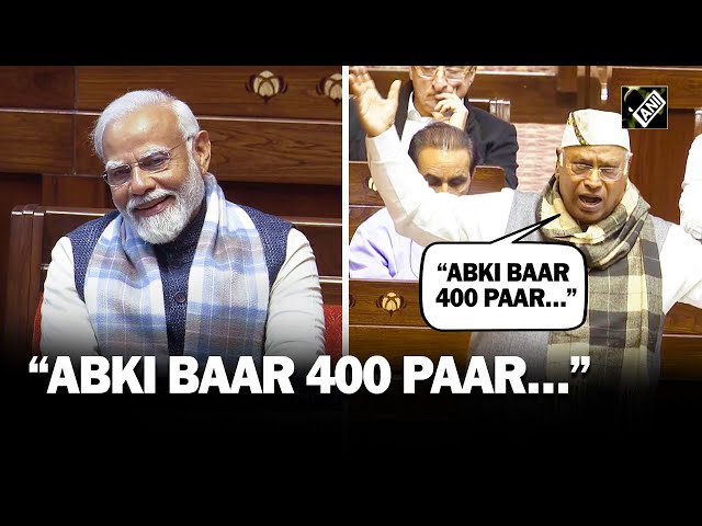 “Abki baar 400 paar…” What made PM Modi chuckle at Congress President Mallikarjun’s speech class=