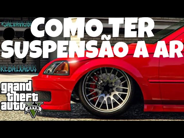 GTA V: Como REBAIXAR os CARROS no MÁXIMO e Suspensão a Ar! MOD Menu 