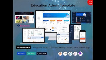 LMS Dashboard Education Admin Template Bootstrap UI Kit – Eduadmin