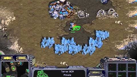 StarCraft : Brood War Terran vs Zerg Map Python 1.3
