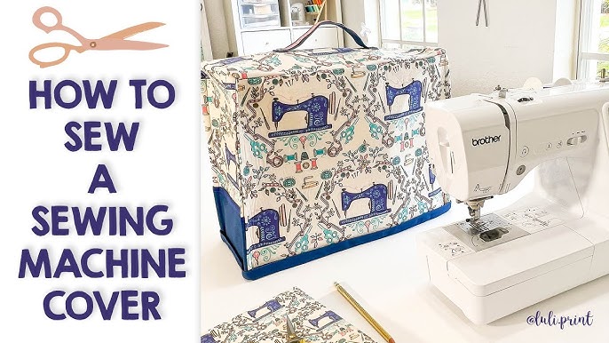 How to Make a Sewing Machine Cover. The Dust Case with Handle Opening 