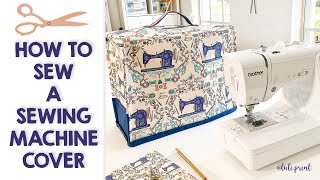 DIY Sewing Machine Cover (And Why It's Probably Not a Good Idea to Watch TV  While Sewing) – Sew What, Gilly?