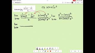 Example Finding a Limit of a Complex Fraction