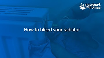 How to bleed your radiator