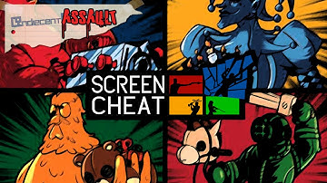 Screencheat (4P Gameplay): Deathmatch - Indiecent Assault