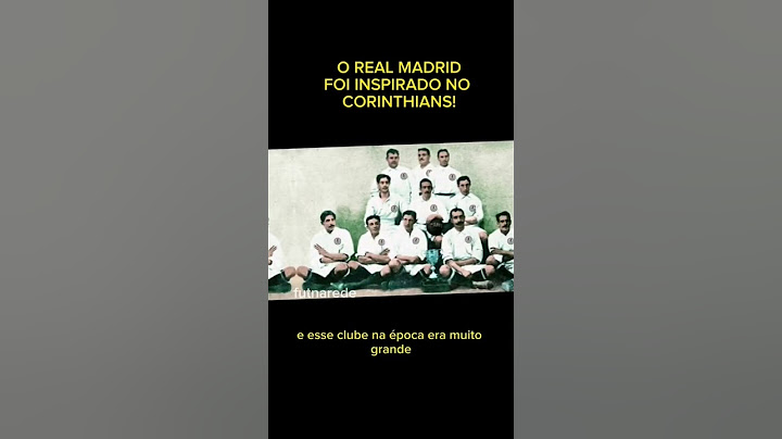 O REAL MADRID FOI INSPIRADO NO CORINTHIANS! #shorts