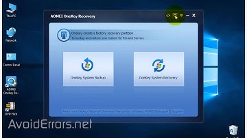 Create Windows 10 Factory Recovery Partition and Restore From it