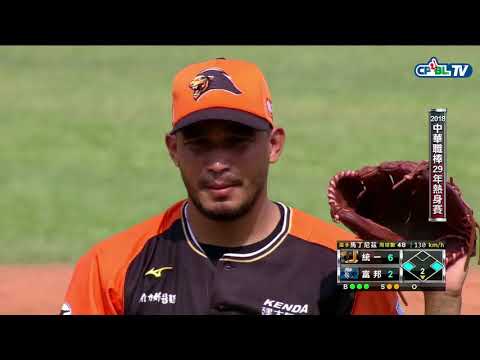 03/18 富邦 vs 統一 二局下，富邦悍將發起反攻，一舉追回四分