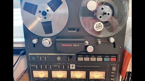 Professional Reel Recorder TASCAM 22-4 - another amazing product of 20 Century analog technology