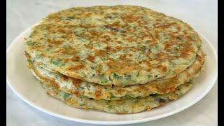 Супер Быстрые Ленивые Лепешки на Сковороде с Сыром и Зеленью за 5 Минут / Easy Flatbread