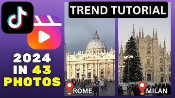 2024 in 43 Clips TikTok Trend Tutorial I 2024 in 43 Clips Template For Instagram Reels & TikTok