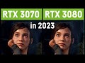 RTX 3070 vs RTX 3080 in 8 New Games (2023)